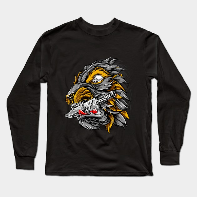 Leo Panthera Long Sleeve T-Shirt by vigrac